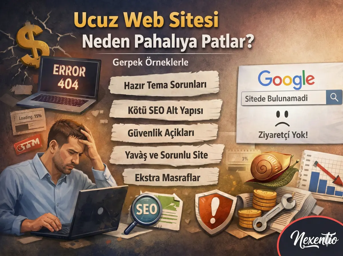 Ucuz Web Sitesi Yaptırmanın Bedeli: Neden "Bedava" Sirkenin Balı Aslında Çok Acıdır?