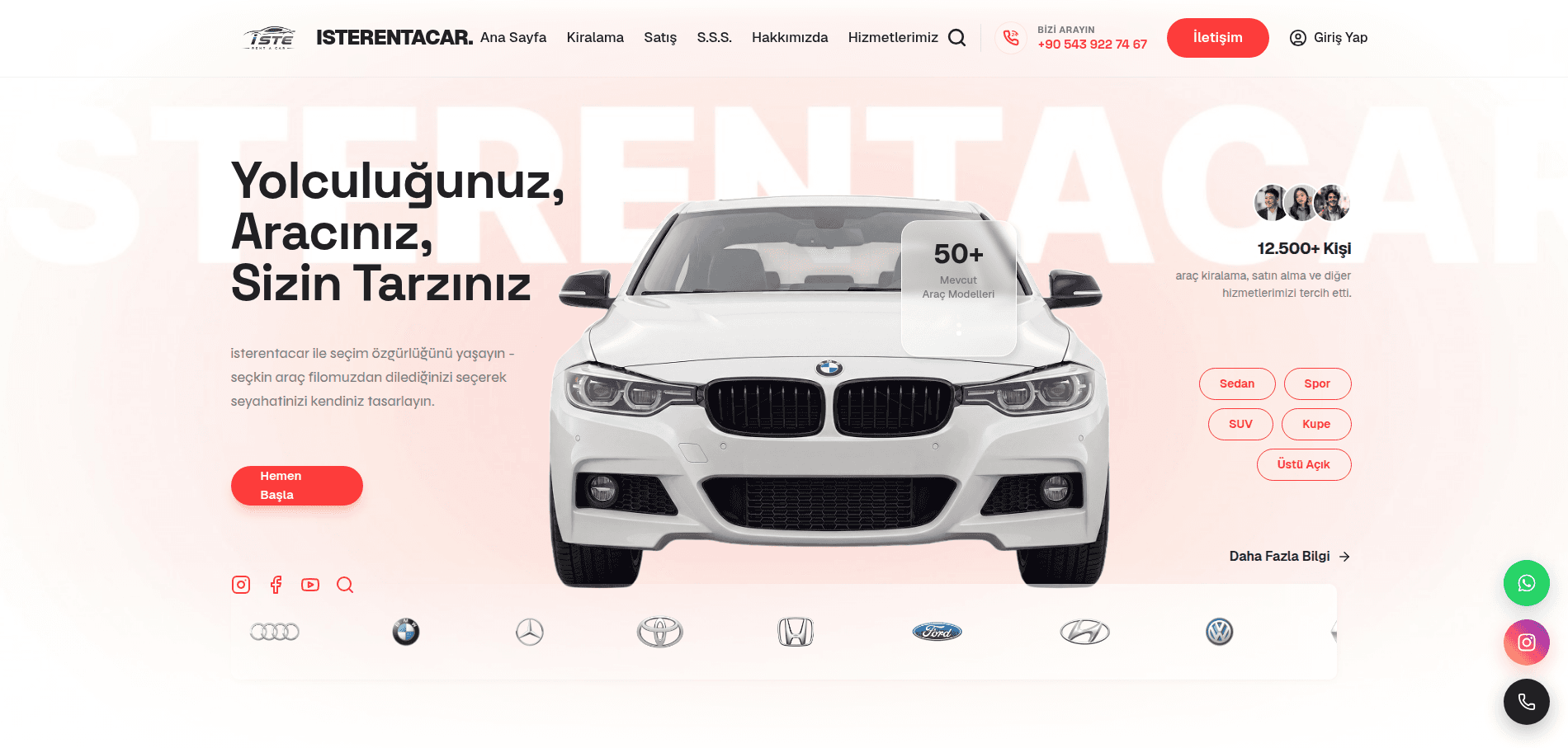 İste Rent A Car: Next.js ve Firebase Tabanlı Online Rezervasyon Portalı