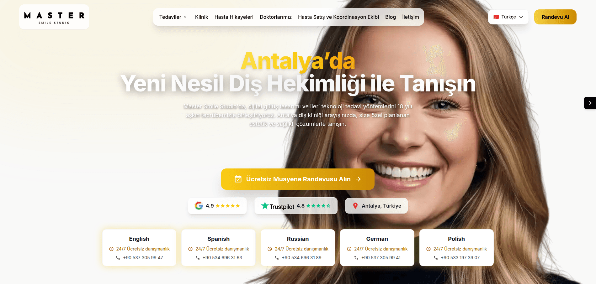 Master Smile Studio: Sağlık Turizminde Premium Dijital Dönüşüm